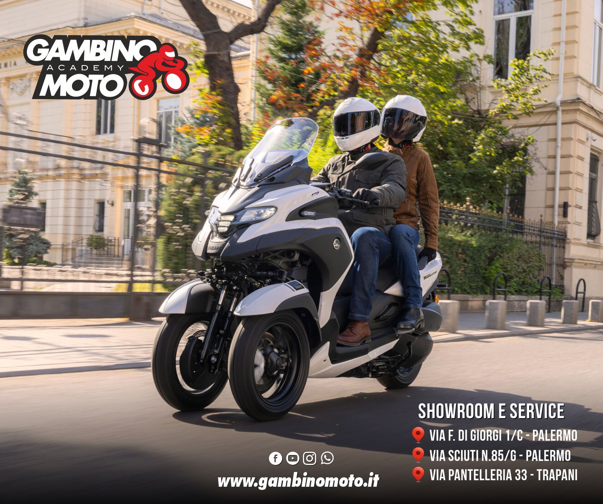 Concessionaria Yamaha a Palermo: perch� il nuovo Yamaha Tricity 300 2026 pu� cambiare il modo di vivere la citt�