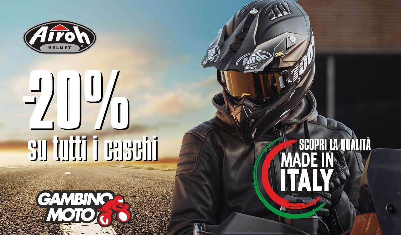 Visualizza la promozione Caschi Airoh sconto 20%