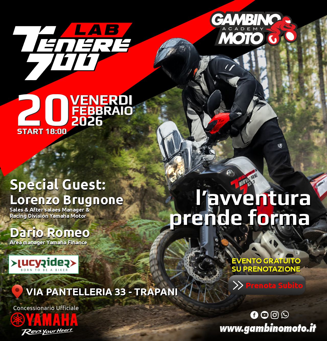 Venerd&igrave; 20 Febbraio a Trapani - T&eacute;n&eacute;r&eacute; Lab: Pillole di storia e avventura