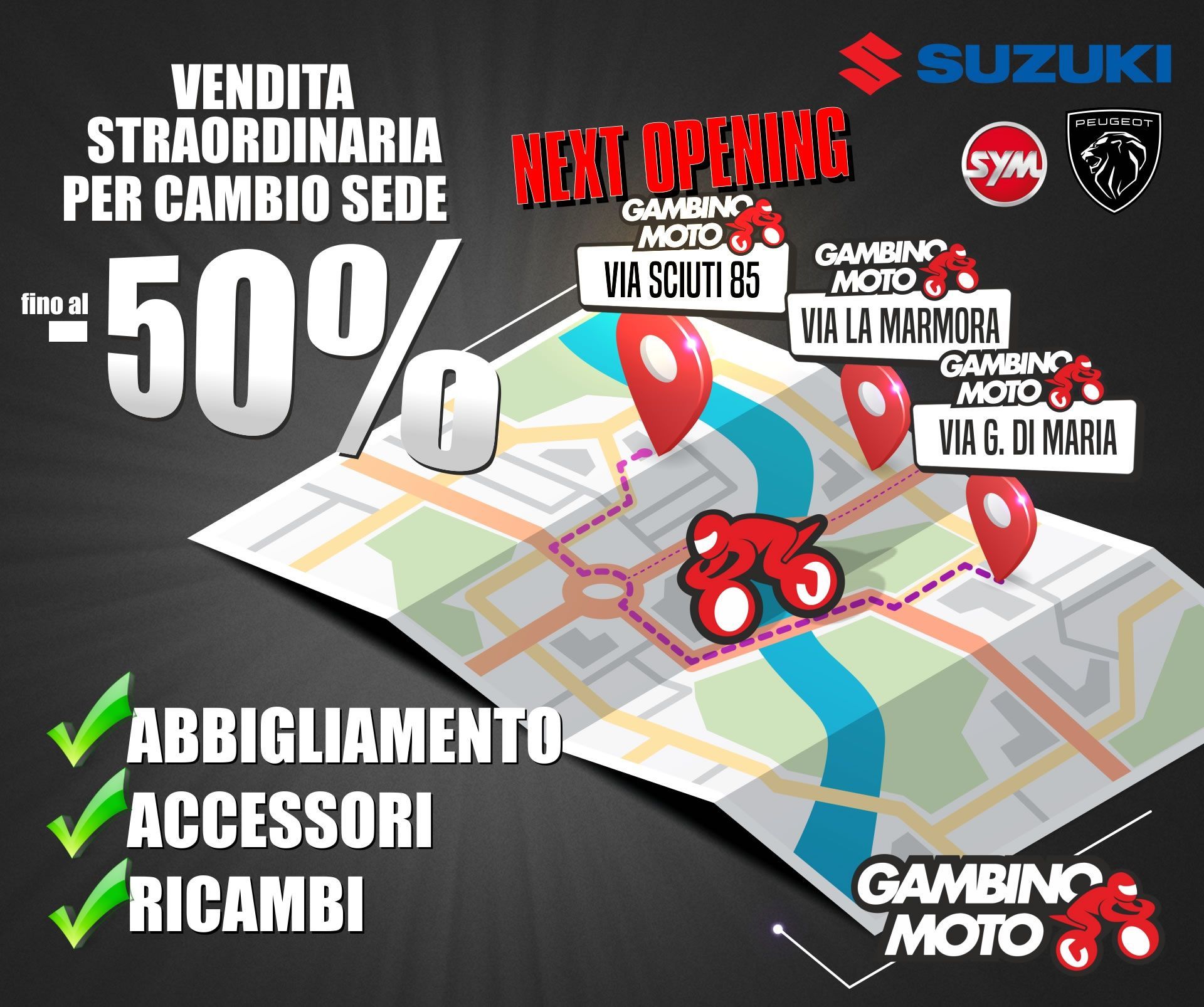 Gambino Moto cambia e diventa sede unica!!