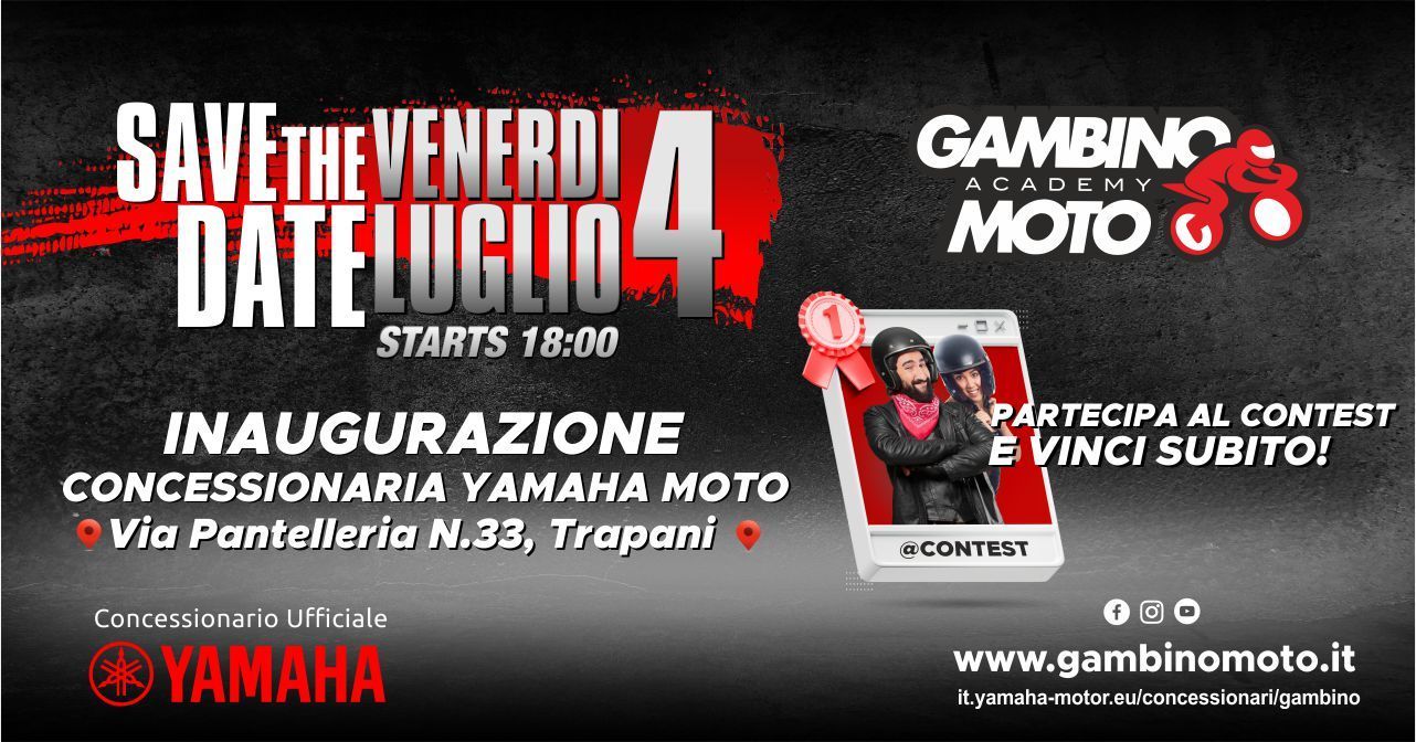 Inaugurazione Concessionaria Gambino Moto Yamaha Trapani