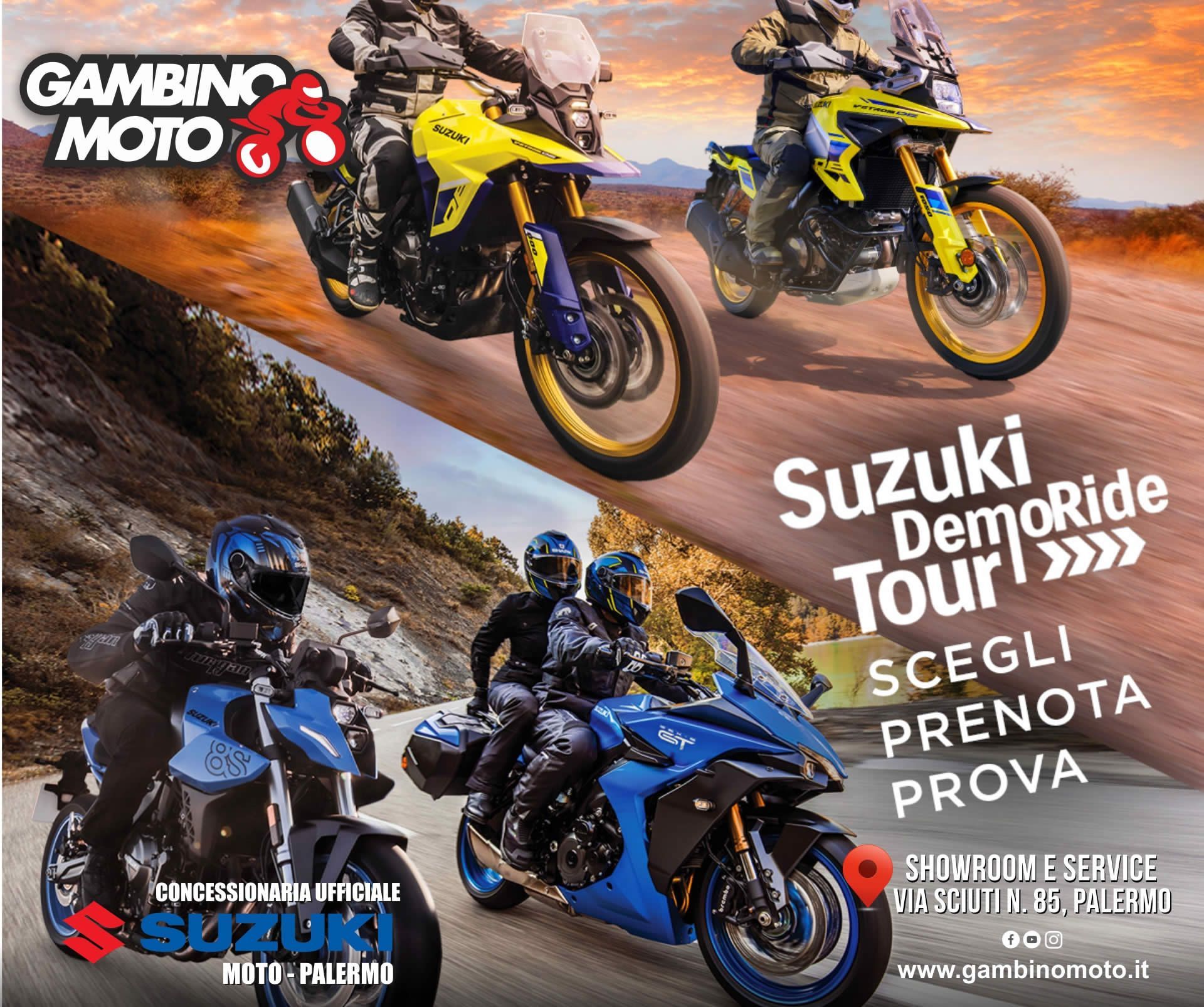 SABATO 6 MAGGIO 2023 SUZUKI DEMO RIDE TOUR